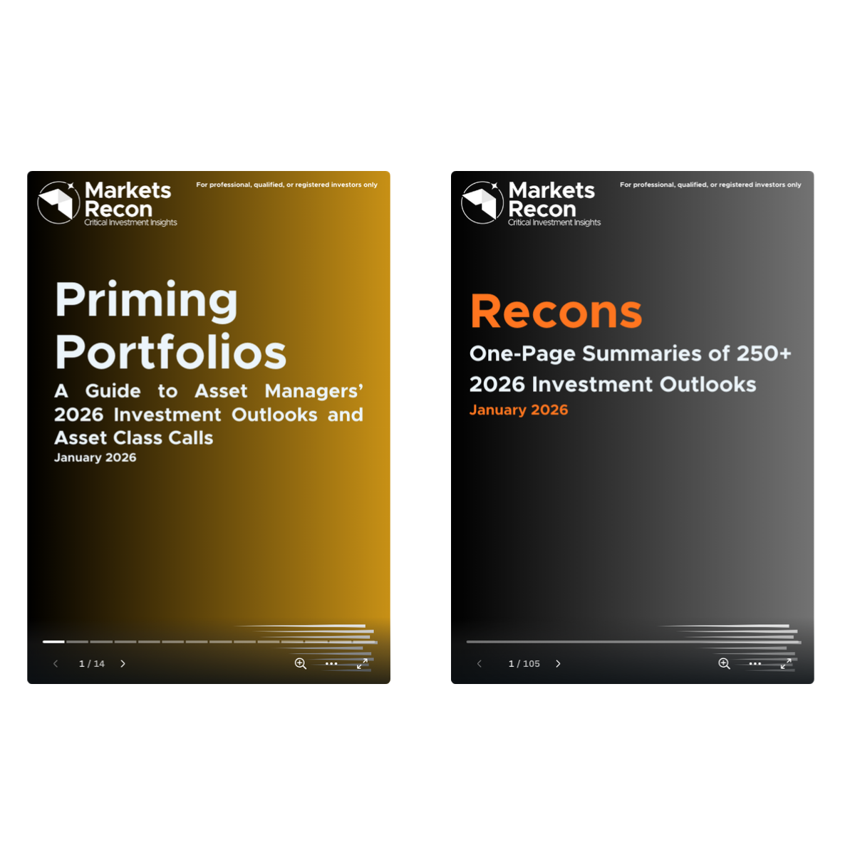 Markets Recon Priming Portfolios & Recons Reports